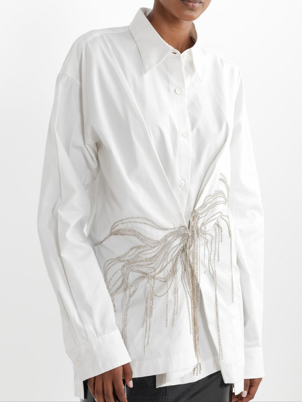 Dries Van Noten Clicks Embroidered Shirt